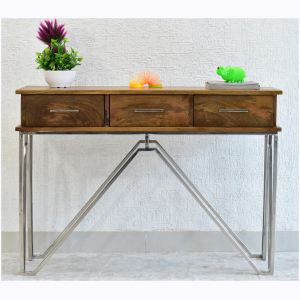Console table brown